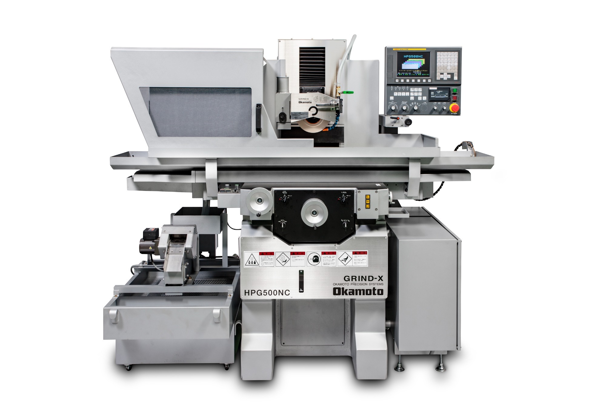  株式会社岡本工作機械製作所 Grinding machine,　Semiconductor equipment, Gear and Casting only One for Total Abrasive Machine manufacturer in the    World ｜　Contact　｜　Japanese　｜  Top Page Company Profile Products Contact Precision Form Grinding Machine Top　＞　Products　＞　Machines　＞　Precision Form Grinding Machine  High Precision Form Grinding Machine HPG500